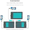 XPPen Updated Deco 01 V3 Drawing Tablet, 16384 Pressure Sensitivity, 8 Custom Shortcuts, 220 Report Rate for OSU Drawing Pad, Remote Teaching & Animation, Compatible with Android, Windows, macOS
