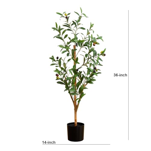 image for Nearly Natural Olive Tree - 3FT Tall Silk Faux Olive Tree for Home and