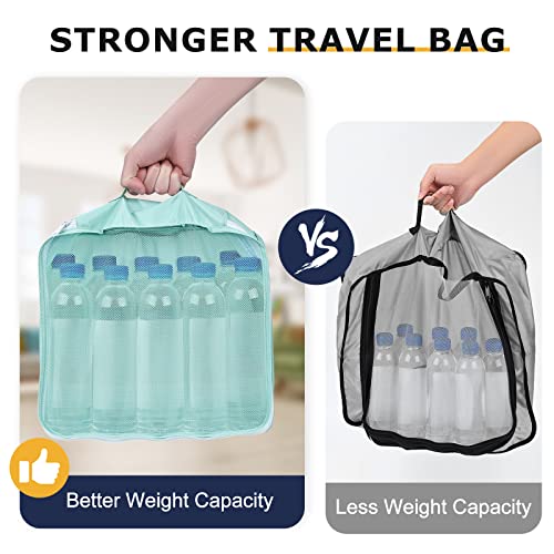 Easortm Packing Cubes for Travel, 9 Set Travel Packing Organizers, Packing Cubes for Carry on Suitcase, Travel Organizer Bags for Luggage with Makeup Bag/Shoes Bag/Laundry Bag 9 Set (Blue) - Thumbnail 7