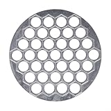 Russian Dumpling Maker, Aluminum Alloy Pelmeni Molds with Ravioli Wheel Pasta Cutter, Silver Kitchen Tool for Homemade Dumplings and Pierogi