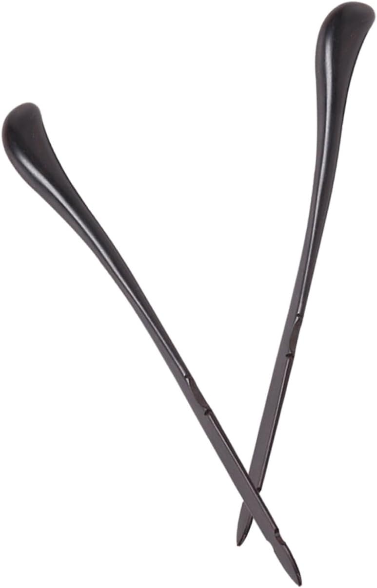 1Pair Professional Dulcimer Hammer of Durable Yangqin Practice Sticks Ebony Material for Musicians Amateurs Replacement Parts for Dulcimer Instruments