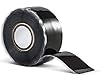 Romeda 1 Inch x 10 FT Black Self-Fusing Silicone, Thickness 0.5mm Hose Repair Tape, Heavy Duty and Leak Proof Rubber Hose Tape, Pipe for Water - Black