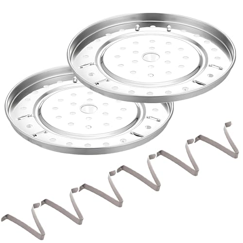 2-Pack 8.46-Inch Pressure Cooker Rack Stainless Steel Water Bath Canner Rack with Detachable Legs for Water Bath Pot,Pressure Canner (8.46