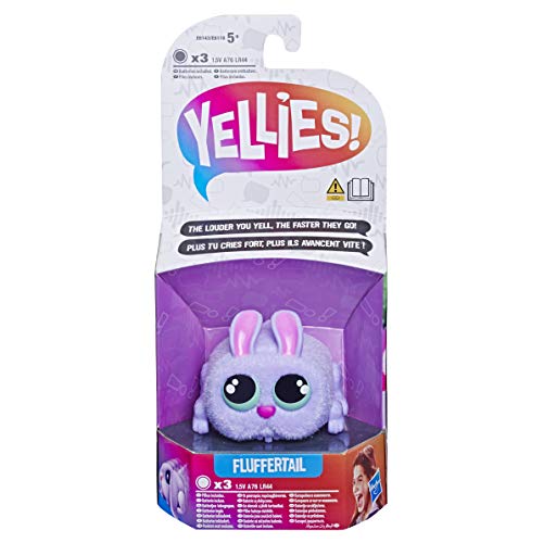 Hasbro Yellies! Fluffertail stimmenaktiviertes Häschen für Kinder ab 5 Jahren