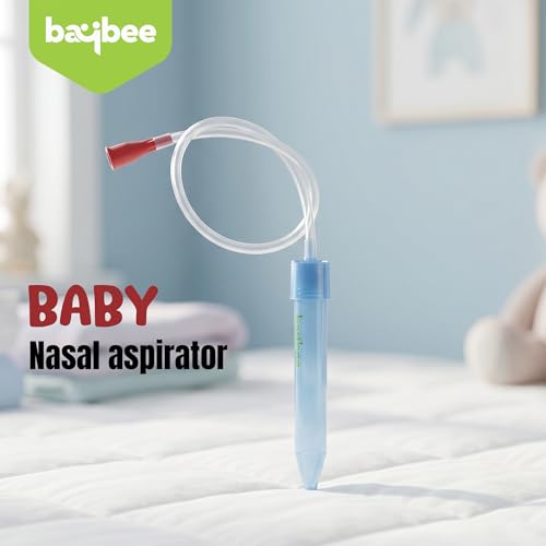 Image of Baybee Baby Nose Cleaner for New Born Babies Kids with 20+4 Replacement Hygiene Filters | 100% Safe Clean Infant Nasal Cleaner | Nasal Aspirator for New Born Baby Kids, Cold Relief Infants Snotsucker (Nasal Aspirator)