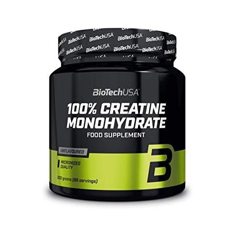 BioTechUSA 100% Creatine Monohydrate Pharmaceutical Grade creatine monohydrate Powder, Unflavoured, 300 g Cover
