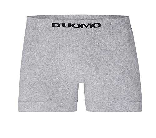 Kit 4 Cuecas Boxer Algodão, Duomo, Masculino, Branco/Cinza/Preto, G