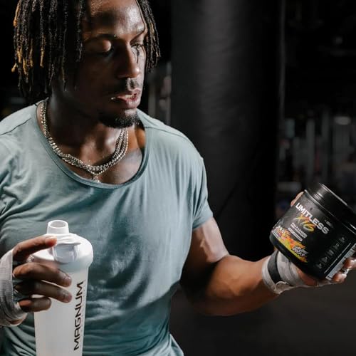 Image of Magnum Nutraceuticals Limitless x16 Fully Loaded Preworkout - 20 /40 Servings, Watermelon Candy Flavor, High-Energy, Focus, Strength & Endurance for Maximum Performance