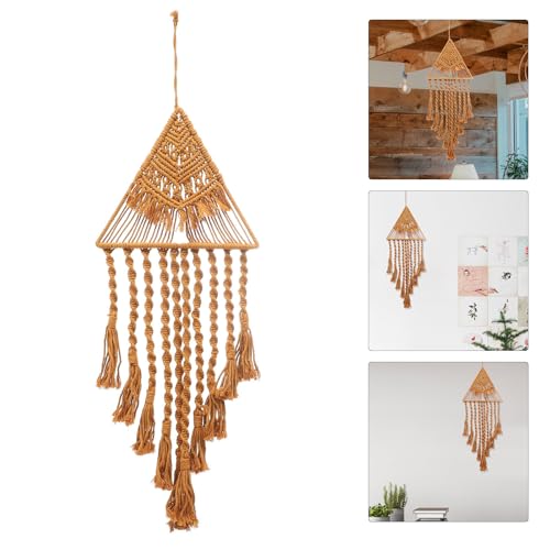 Tapiz de macramé bohemio para transformar tu sala de estar en un templo zen 7