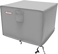 Vista 46 de Atyard Cubierta rectangular para hoguera de gas de 42 x 24 x 24 pulgadas, impermeable, resistente al viento, anti-UV, para muebles de patio