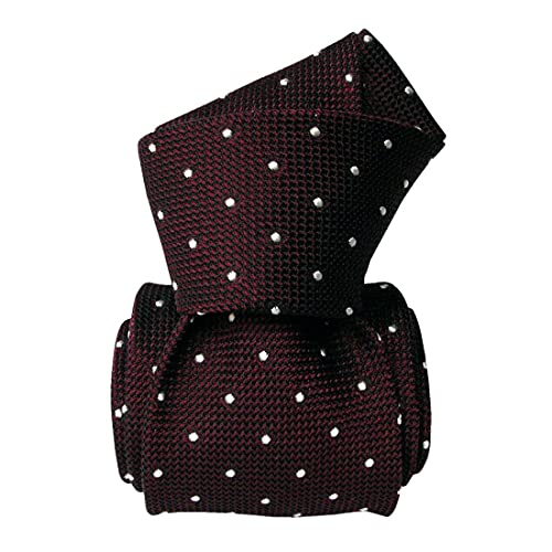 Cravate Grenadine Violette à Pois Segni Et Disegni : Idéale pour un Mariage Chic