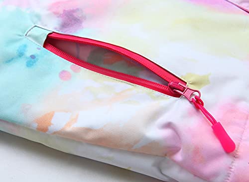 Searipe Girls Ski Jacket And Pant Set Winter Warm Snowsuits Kids Toddler Waterproof Outdoor Ski Suit(05Sc+Pink-12) #TOP3