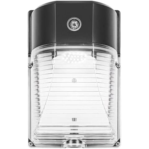 CINOTON 26W LED Wall Pack Light with Dusk Sensor Cover