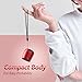 INSMY Small Bluetooth Speaker, Waterproof Mini Portable Wireless Speaker, Punchy Bass Rich Audio Stereo Pairing, Handheld Pocket Size, Built in Mic for Hiking Biking Gift Laptop Tablet (Red)