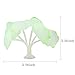 Saim 2PCS Silicone Coral Plant Decorations Glowing Artificial Ornament, Fish Tank Simulation Coral Plant Decorations for Fish Tank Decor Aquarium Ornaments - Green