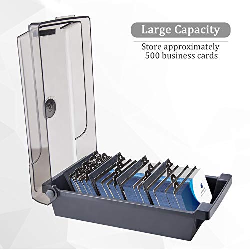 image for MaxGear Business Card Holder for Desk, Business Card Case Organizer, C