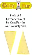 AGON Refill for CozyVest Pack of 2 Essential Oil Crystal Aromatherapy Scent Relaxing & Calming Smell Stress Aggression Fear Fireworks Storm Thunder Separation Triangle Dog Anxiety Shirt (Lavender)