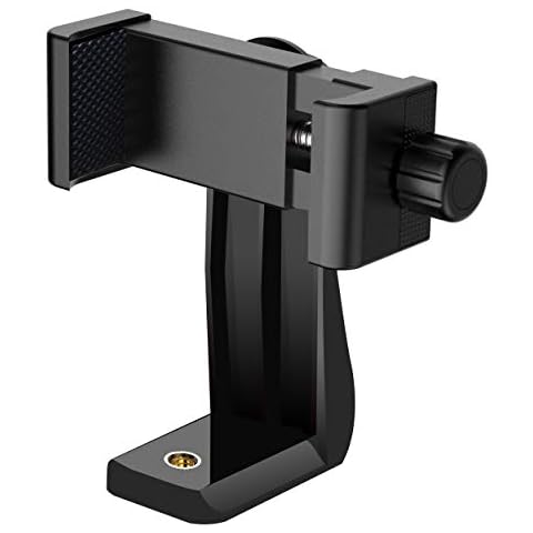 Ailun Tripod Phone Mount Holder Head Standard Screw Adapter Rotatable Digital Camera Bracket Selfie Lens Monopod Adjustable Ring Light for Camcorder, Compatible with Most Cellphones Cover