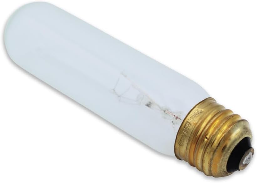Technical Precision 25W 120V Tubular Light Bulb Replacement for Light Bulb/LAMP LR58060 T10 Bulb Curio Cabinet Light Bulb - E26 Medium Screw Base - 900 Hours Rated Life - Tuff Coated - 1 Pack
