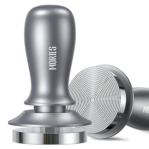 Espresso Tamper 53Mm, Morils Constant 30Lb Coffee Tamper With Calibrated Spring Loaded, Stainless Steel Base Hand Coffee Tamper Fits For All 54Mm Portafilters Espresso Accessories #TOP2