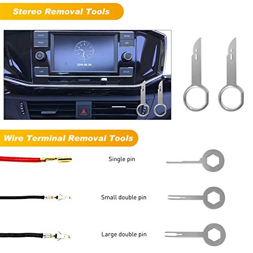 GOOACC - GRC-49 19Pcs Trim Removal Tool Set & Clip Plier Upholstery Remover Nylon Car Panel Removal Set with Portable Storage Bag by GOOACC - Image 6