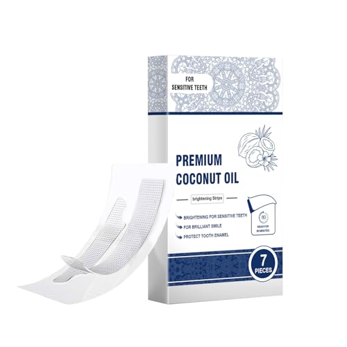 Teeth Whitening Stickers - 1 tira blanqueadora para dientes blancos brillantes (1 paquete)