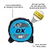 Ox Tools Tuff Blade 35 ft Shock Proof Tape Measure - Nylon Coated 1 1/4 Inch Blade Dual Magnet Hook Construction Magnetic Tape Measure - 10 ft Stand Out Retractable Measuring Tape - OX-P506035