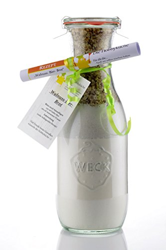 Walnuss-Bier-Brot in dekorativem 1040ml Weckglas ideal als Geschenk Cover