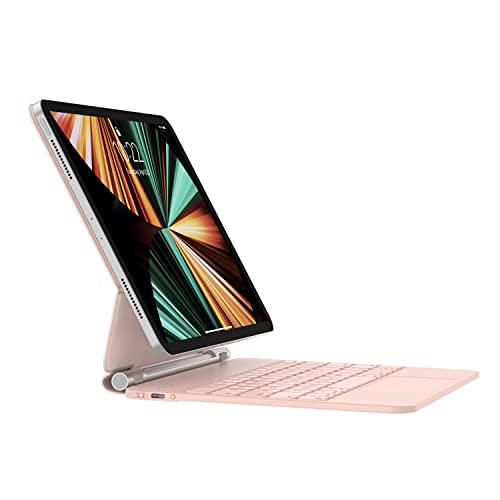 Hou Keyboard Case For 2022 Ipad Air 5Th / 4Th Generation And 2021 Ipad Pro 11 Inch 3Rd, With A Floating Design And Built‑In Trackpad, Shell Compatible With Ipad Pro 11" 2Nd Gen 2020/1St Gen #TOP1