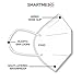 SMARTMED 50 ct Face Mask Filtration Efficiency, Earloop, Adjustable Nosewire Purifying and Breathable, Non-woven Fabric, Purifying and Breathable