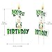 Wild One Number 1 Birthday Candle, 3.5×3.2" Wild Animal Themed 1st Cake Topper for Boys Birthday Party Decorations