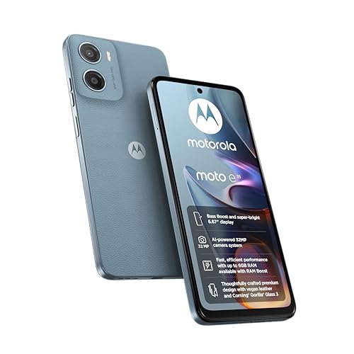 Motorola E15 Misty Blue 2+64 (with CO2 Offset)