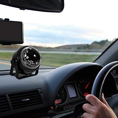 Multi-Purpose Compasses,Compass For Car Dashboard, Marine Compasses,Compass For Boats Dash Mount For Boat Caravan Truck(Black) #TOP6