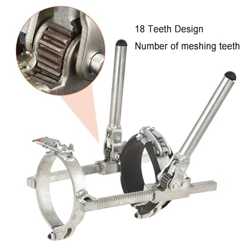 Herramienta tensora de tuberías para alinear alcantarillado en construcción 5