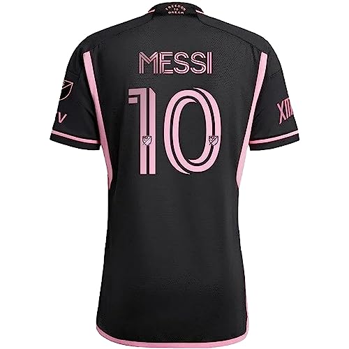 Camisa de futebol Mia_mi #10 Boys Youth Shirts Kids Me_SSI Conjunto de 3 peças para fãs de esportes