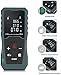Digital Laser Distance Meter 197FT/ 60M,InLife Backlit LCD Laser Measure, Laser Measuring Device with Single-distance, Continuous, Area, Volume Measurement and Pythagorean Modes
