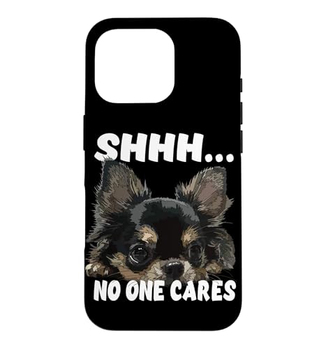 Shhh No One Cares Funny �`���� ���D�� �}�} ��� �X�}�z�P�[�X iPhone 16 Pro �p