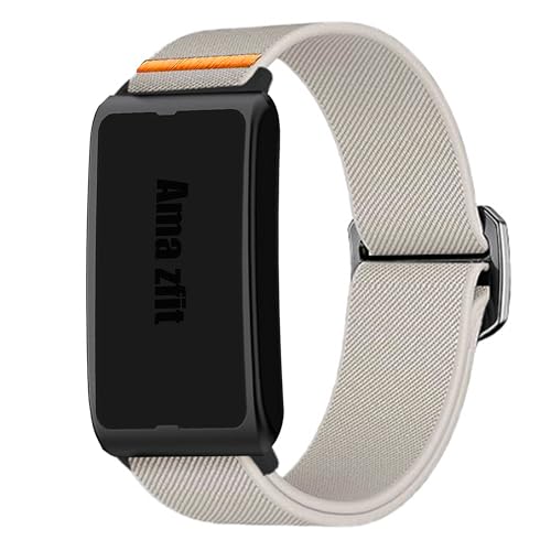 Bracelet Amazfit Helio en nylon extensible Blueshaweu sangle rechange sport