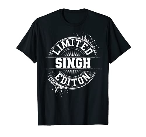 SINGH Funny Surname Family Tree Birthday Reunion Gift Idea T-Shirt