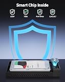 BENFEI Obudowa HDD/SSD SATA 3,5/2,5 cala, konstrukcja bez narzędzi, obsługuje dyski twarde 20 TB i UASP