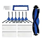ZeAda Piezas de aspiradora robótica Filtros de Repuesto Cepillo Lateral de Rodillo, Compatible con Eufy, Compatible con Robovac 11S 15C 15T 30 30C 12 35C 11S Plus 25C (Color : As Shown in Figure F)