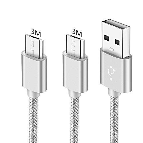 3.Nylon Intrecciato A Prova Di Grovigli: Più flessibile e resistente rispetto ai cavi USB standard, questo cavo in nylon intrecciato resiste ad oltre 5000 piegature. La realizzazione di alta qualità garantisce sicurezza e affidabilità.