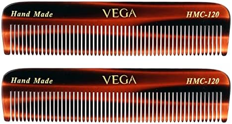 Vega - Pocket Comb- Pack of 2 (Brown)