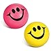 2 Pièces Balles Anti-Stress Sourire Drôle Visage Boules Sourire Anti-Stress Balles Anti-Stress Sourire Heureux Rose Jaune Mini Balles Anti-Stress Mousse pour Fête Récompense Carnaval École