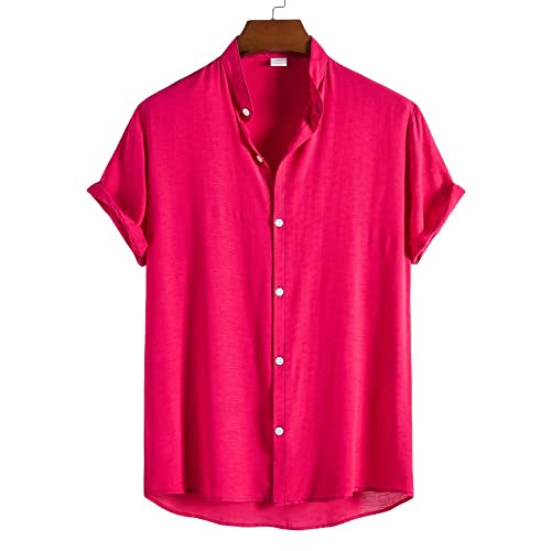 Chemise hawaïenne homme en coton respirant anti-chaleur