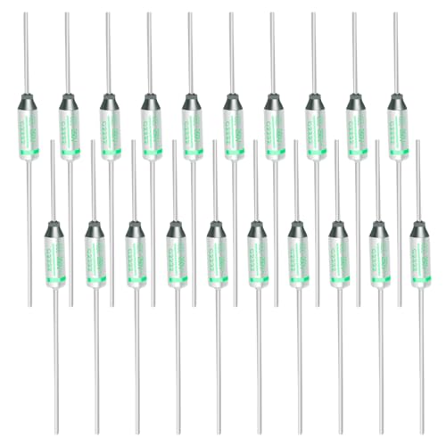 Innfeeltech 20 Piezas Fusibles Térmicos SEFUSE 10A 250V Cortacircuitos Térmicos 133 Grados Celsius
