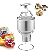 Diy Stainless Steel Pancake Donut Machine, 5L Pancake Batter Dispenser, Donut Depositor, 1.32gal ...