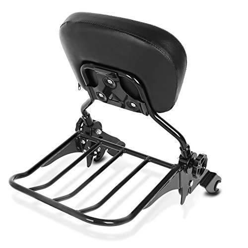 Sissy Bar mit Gepäckträger für Harley Davidson Street Glide Special 15-23 schwarz