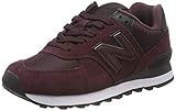 Rojo New Balance - 574v2, Zapatillas Mujer, Rojo (Red/Black Red/Black), 37 EU