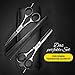 SCHMIEDWERK Haarscheren-Set | Friseurschere - scharfer & präziser Schnitt | Perfekter Haarschnitt für Damen & Herren | Profi Haarschneideschere mit Etui (Scheren-Set)